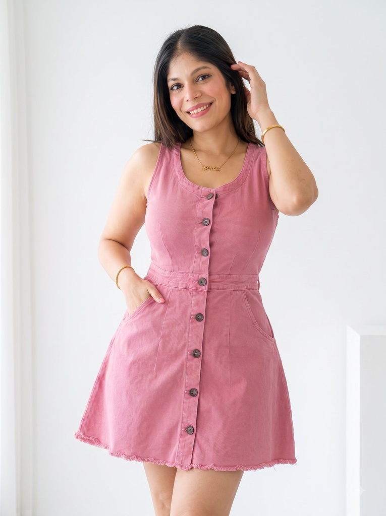Denim dress (S)