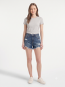 Denim cutoff shorts